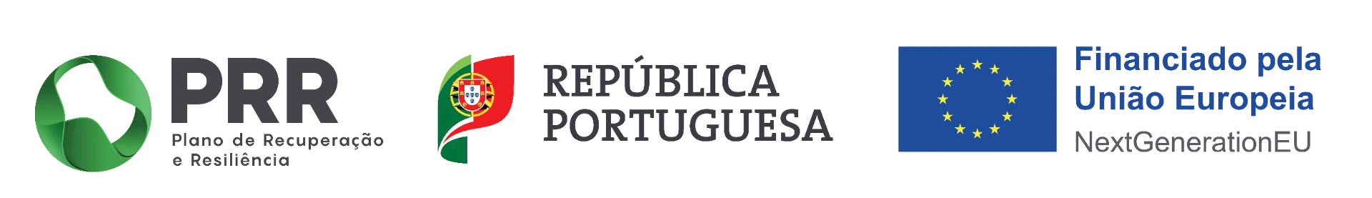 PRR — Plano de Recuperação e Resiliência, República Portuguesa e Financiado pela União Europeia NextGenerationEU